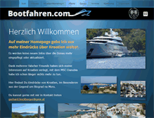 Tablet Screenshot of bootfahren.com